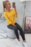 Bluzka Casual musztardowa