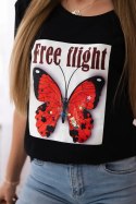 Bluzka Free Flight czarna