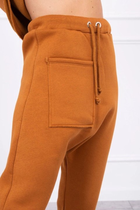 Komplet ze spodniami Baggy camelowy