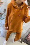 Komplet ze spodniami Baggy camelowy