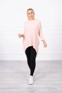 Bluza z nadrukiem skrzydeł pudrowy róż