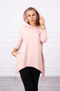 Bluza z nadrukiem skrzydeł pudrowy róż