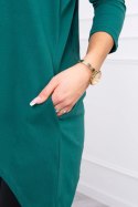 Bluza z nadrukiem skrzydeł zielona