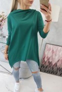 Bluza z nadrukiem skrzydeł zielona