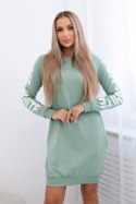 Sukienka Off White ciemny miętowy