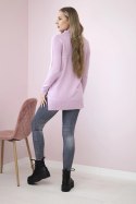 Sweter ze stójką fioletowy