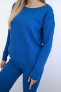 Komplet sweterkowy Bluza + Spodnie chabrowy
