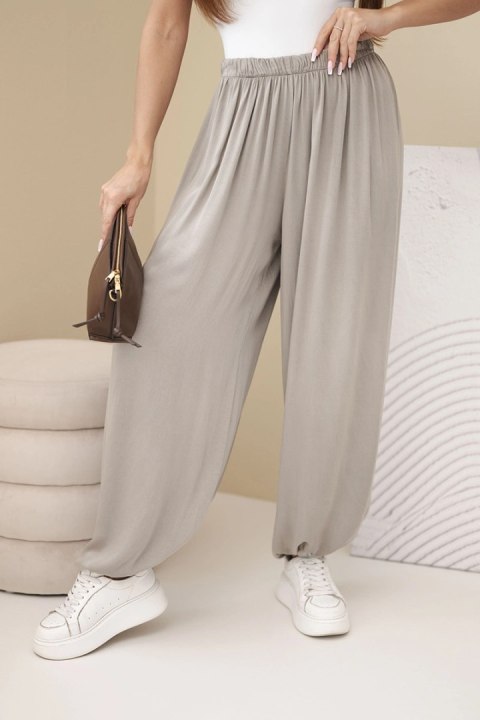 Spodnie damskie wiskozowe z lużną nogawką fango