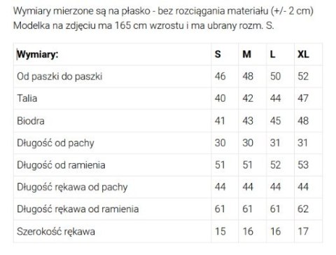 481-2 Zamszowa RAMONESKA z długim rękawkiem i zamkami - CZARNA